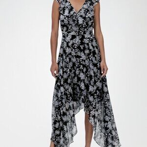Banana Republic Ruffle Maxi Dress